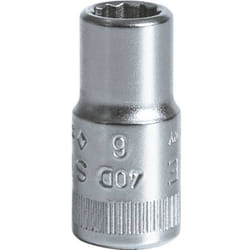 Stahlwille 40 D 6 01030006 Doppio esagono Inserto a bussola 6 mm 1/4 (6.3 mm)