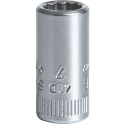 Stahlwille - 40 d 7 01030007 Doppio esagono Inserto a bussola 7 mm 1/4 (6.3 mm)