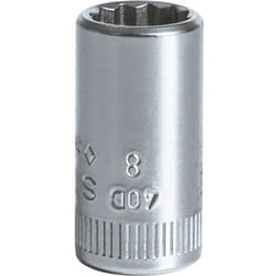 Stahlwille - 40 d 9 01030009 Doppio esagono Inserto a bussola 9 mm 1/4 (6.3 mm)