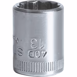 Dettagli tecnici Dimensione chiave (metrica) 13 mm Forza Doppio esagono Impronta (cacciavite) 1/4" (6.3 mm) Peso 25 g Ulterio ...