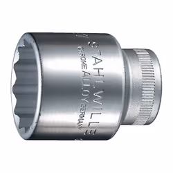 12,5 mm (1/2) di trasmissione quadrata · 12-edge · HPQ® acciaio ad alte prestazioni · cromato · DIN 3124/ISO 2725-1 Altre car ...