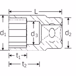 STAHLWILLE 50 A 1 1 pz Adattatore di presa - Vista aggiuntiva 2