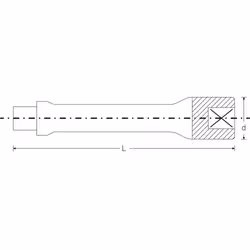 STAHLWILLE 16010002 chiave a tubo Adattatore per bussola 1 pz - Vista aggiuntiva 2