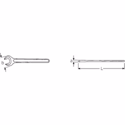 STAHLWILLE 40040300 chiave a forchetta