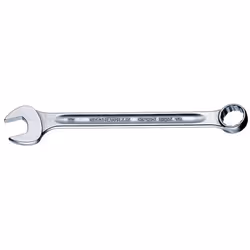 Chiave combinata poligonale fissa OPEN-BOX in acciaio cromato. Disponibile in diverse dimensioni.