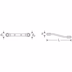 STAHLWILLE 41553234 chiave ad anello Acciaio legato al cromo - Vista aggiuntiva 2