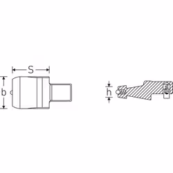 STAHLWILLE 58290042 accessorio per chiavi dinamometriche Torque wrench end fitting Cromo 1 pz - Vista aggiuntiva 2