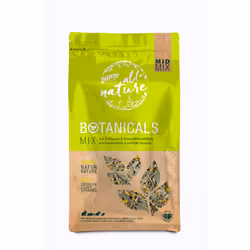 Bunny Nature Botanicals Mid Mix, Fiocchi, 140 g, Cincillà, Degu, Porcellino d'india, Coniglio