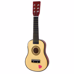 Bino 86553, Strumento musicale giocattolo, Chitarra, Colori assortiti