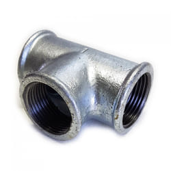 Tee t ghisa zincata fff da 2&#39;&#39; raccordo di connessione a 3 vie
