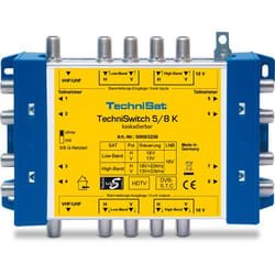 TechniSat TechniSwitch 5/8 K Grigio, Giallo