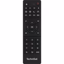 TechniSat 0000/3860, Radio a due vie, IR Wireless, Pulsanti, Nero