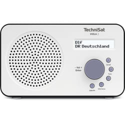 TechniSat 0000/3906 radio Portatile Digitale Nero, Bianco