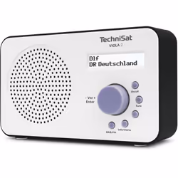 TechniSat 0000/3906 radio Portatile Digitale Nero, Bianco - Vista aggiuntiva 2