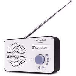 TechniSat 0000/3906 radio Portatile Digitale Nero, Bianco - Vista aggiuntiva 3