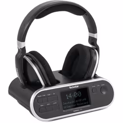 TechniSat StereoMan 2 DAB+ Auricolare Con cavo e senza cavo A Padiglione MUSICA Nero