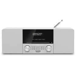TechniSat DIGITRADIO 3 Personale Analogico e digitale Acciaio inox, Bianco