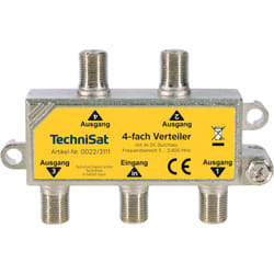 TechniSat 0022/3111 cavo splitter o combinatori Splitter per cavo Argento