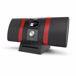 TechniSat MULTYRADIO 4.0 Mini impianto audio domestico 20 W Nero, Rosso