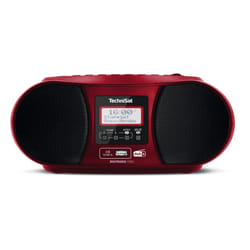 TechniSat DigitRadio 1990 Digitale 3 W DAB+, FM Rosso Riproduzione MP3