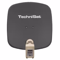 TechniSat Digidish 45 Twin, Grigio, Alluminio, 45 cm
