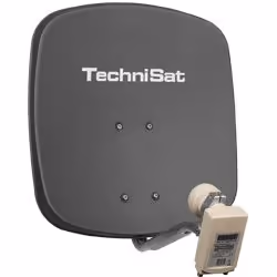 TechniSat Digidish 45 Twin antenna per satellite Grigio