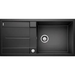 Metra xl 6 - Lavello in silgranit, 100x50 cm, con comando piletta di scarico, antracite 515286 - Blanco