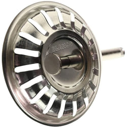 Blanco, 119146, filtro griglia per lavandino, 7,9 cm, con perno per un facile utilizzo, 18 fori di scarico, pezzo di ricambio originale, in acciaio