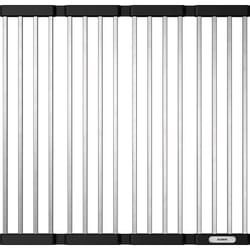 Blanco - 238483 Tappetino scolapiatti pieghevole per lavello cucina, larghezza 440 mm