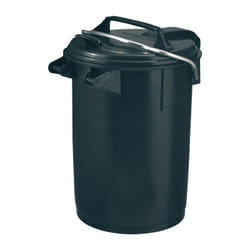 Certeo - Pattumiera 35l plastica antracite con maniglia sulo