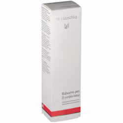 Il Balsamo per il Corpo Rosa Dr. Hauschka, nutre e lenisce con olio di rosa damascena e burro di karité. Per una pelle morbid ...