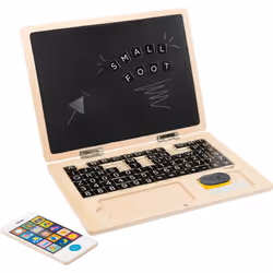 Small Foot Design Portatile in legno con lavagna magnetica, Lavagna/blocchetto per bambini, cancellabile a secco, 6 anno/i, L ...