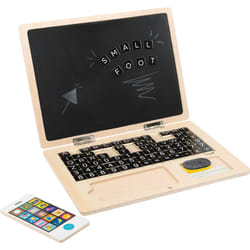 Small Foot Design Portatile in legno con lavagna magnetica