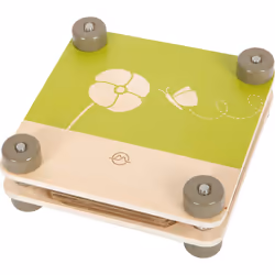 Small foot 12436, Kit di attività manuali per bambini, 3 anno/i, Metallo, Legno, Verde, Legno