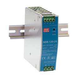 Mean Well - NDR-120-24 Alimentatore per guida din 24 v/dc 5 a 120 w Num. uscite:1 x Contenuto 1 pz.