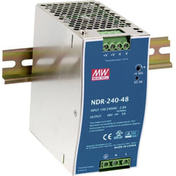 Mean Well NDR-240-48 Alimentatore per guida DIN 240 W Num. uscite:1 x Contenuto 1 pz.