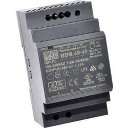 Mean Well - HDR-60-5 Alimentatore per guida din 5 v/dc 6.5 a 32.5 w Num. uscite:1 x Contenuto 1 pz.