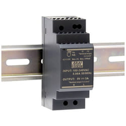 Mean Well - HDR-30-5 Alimentatore per guida din 5 v/dc 3 a 15 w Num. uscite:1 x Contenuto 1 pz.