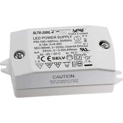 Self Electronics - SLT6-350IL-4 Driver per led Corrente costante 7.7 w 350 mA 3 - 22 v/dc Montaggio su superfici infiamma