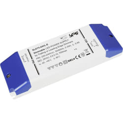 Self Electronics - SLD75-24VL-E Trasformatore per led Tensione costante 75 w 0.5 - 3.1 a 24 v/dc dimmerabile, adatto per