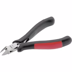 Cimco 10 0802, Pinze diagonali, Resistente agli urti, Plastica Poliuretanica PU, Acciaio, Plastica, Nero, Rosso, 120 mm