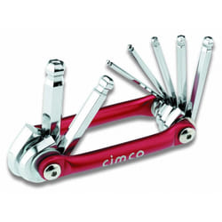 Cimco 110596 chiave esagonale Set di chiavi esagonali pieghevoli Metrico 7 pz