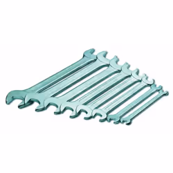 Cimco 112312, Acciaio al cromo vanadio, Cromo, 8x9,10x11,12x13,14x15,16x17,18x19,20x22,21x23,24x27,25x28,30x32, DIN 3110/ISO ...