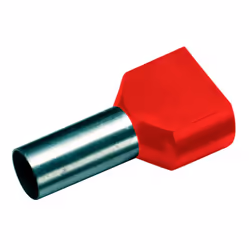 Cimco 18 2406, Connettore tubolare, Latta, Dritto, Metallico, Rosso, Rame, 1 mm²