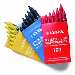 Cimco 212176 gessetto da marcatura Cartuccia di gesso Blu 12 pz