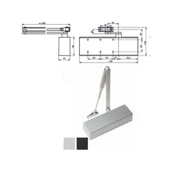 Dorma - Chiudiporta Aerodinamico Argento Ts 71