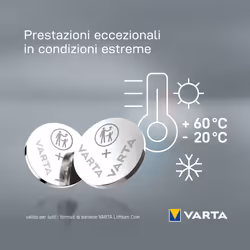 Varta LITHIUM Coin CR2032 (Batteria a bottone, 3V) Blister da 1 - Vista aggiuntiva 7