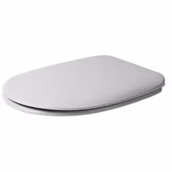 Sedile WC Duravit Duraplus in materiale sintetico senza meccanismo di chiusura soft-closing Cerniere in plastica