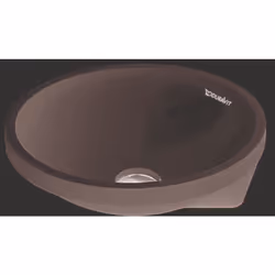 Lavabo da incasso Duravit Architec in ceramica sanitaria 430x430x430x150mm senza sfioratore, senza foro per rubinetto Install ...