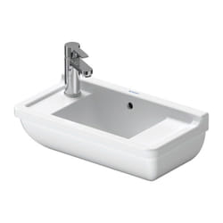 Duravit - Starck 3 lave-mains, 500x260mm, avec trop-plein, 2 trous